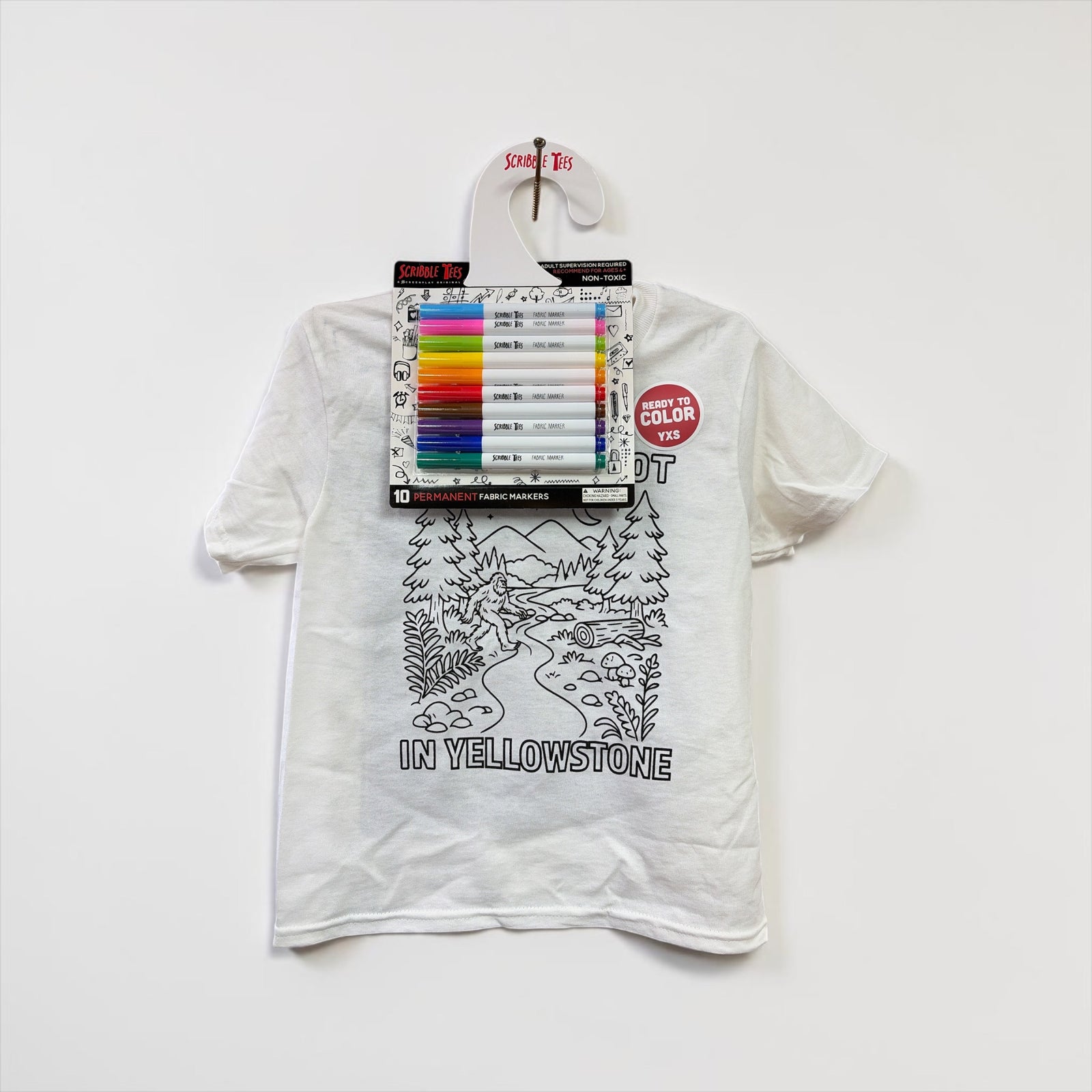 I Saw Bigfoot Scribble Tee
