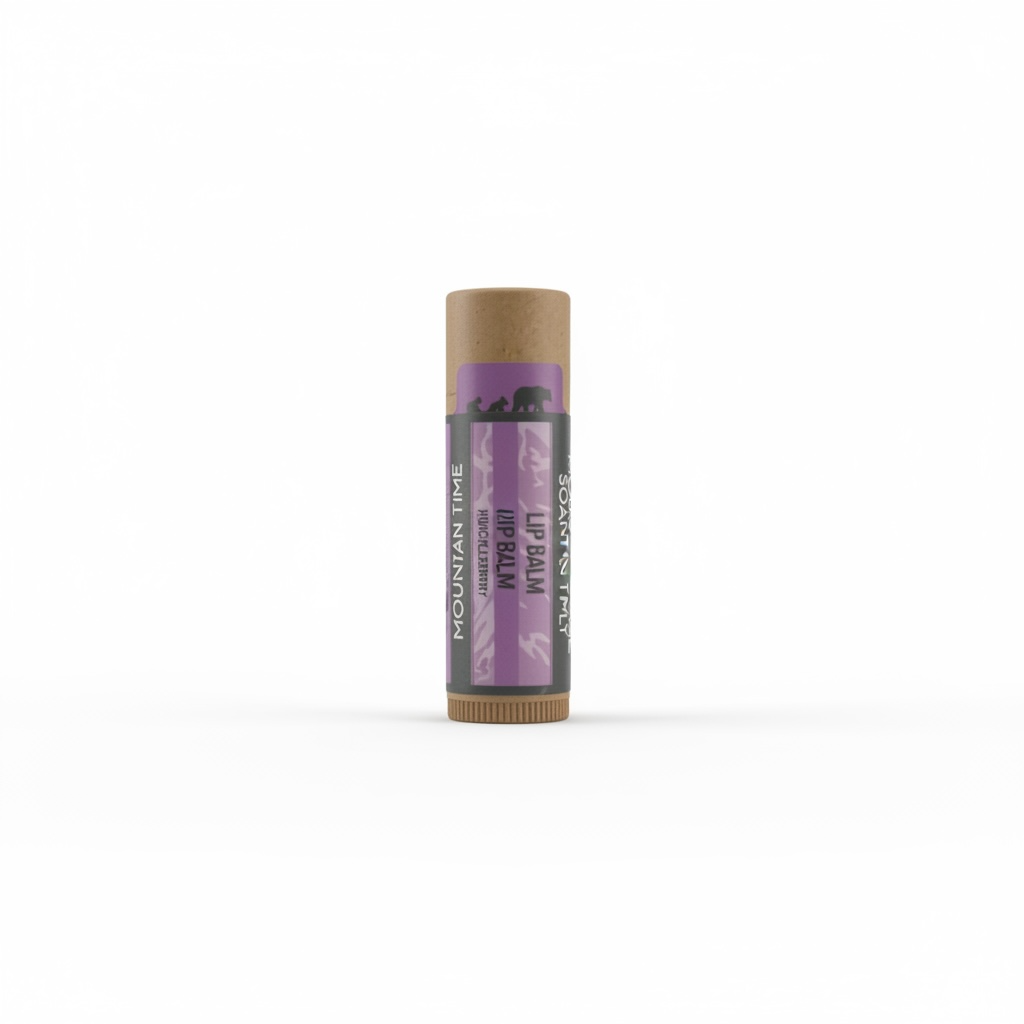 Natural Huckleberry Lip Balm                             #LPBLMHCKLBRRY