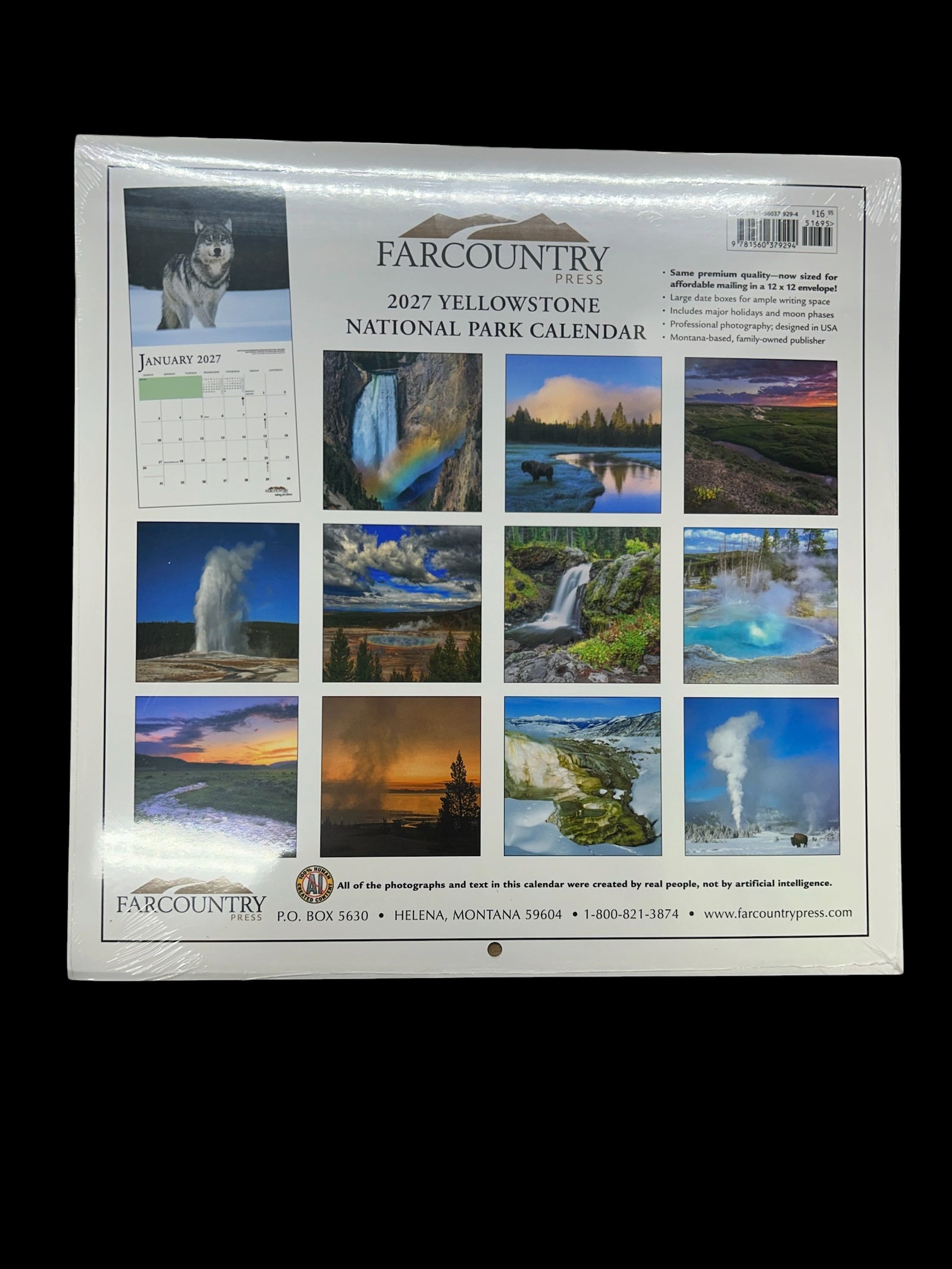 2027 Yellowstone Calendar            2027Y
