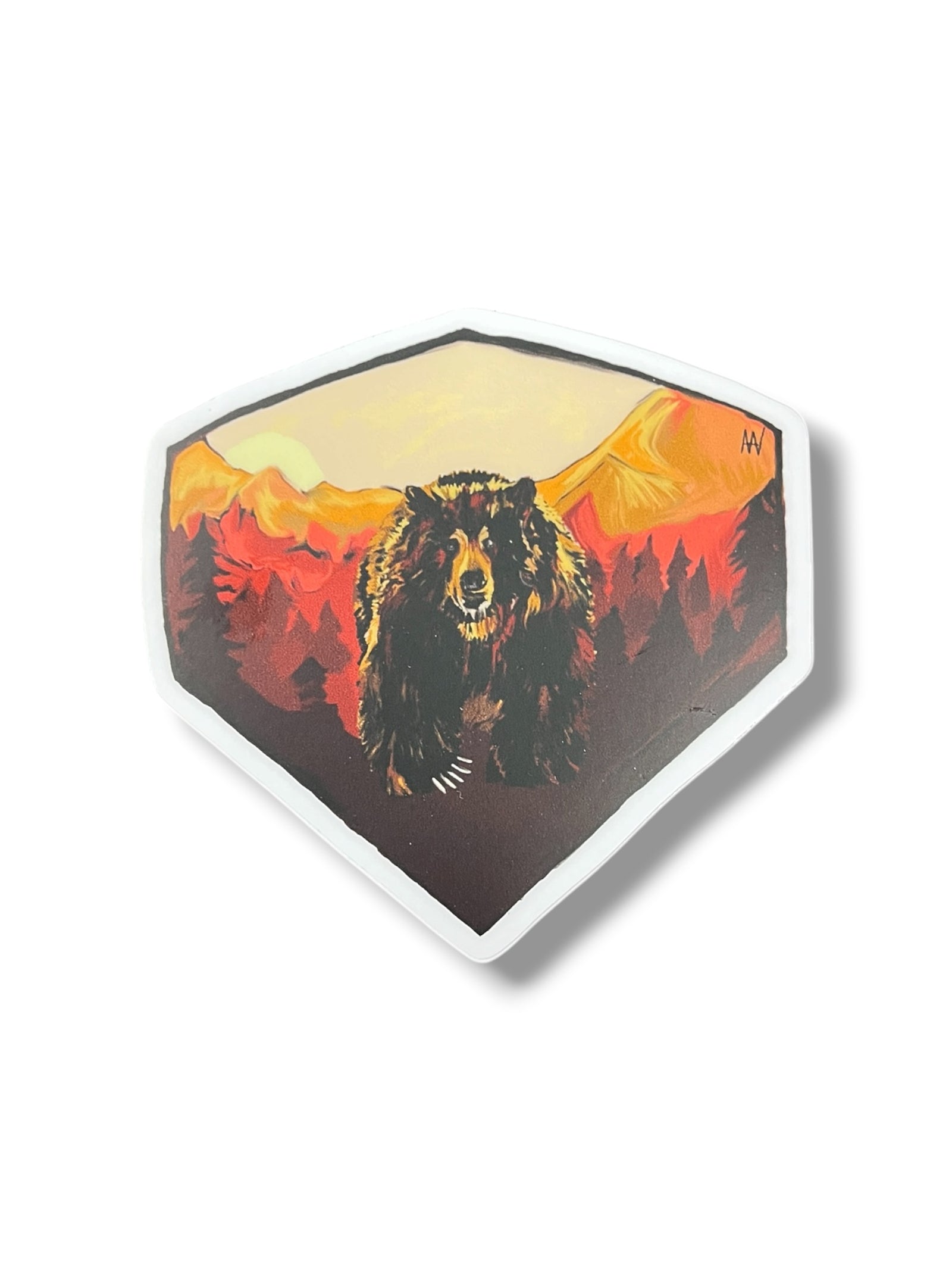Grizzly Bear Sticker