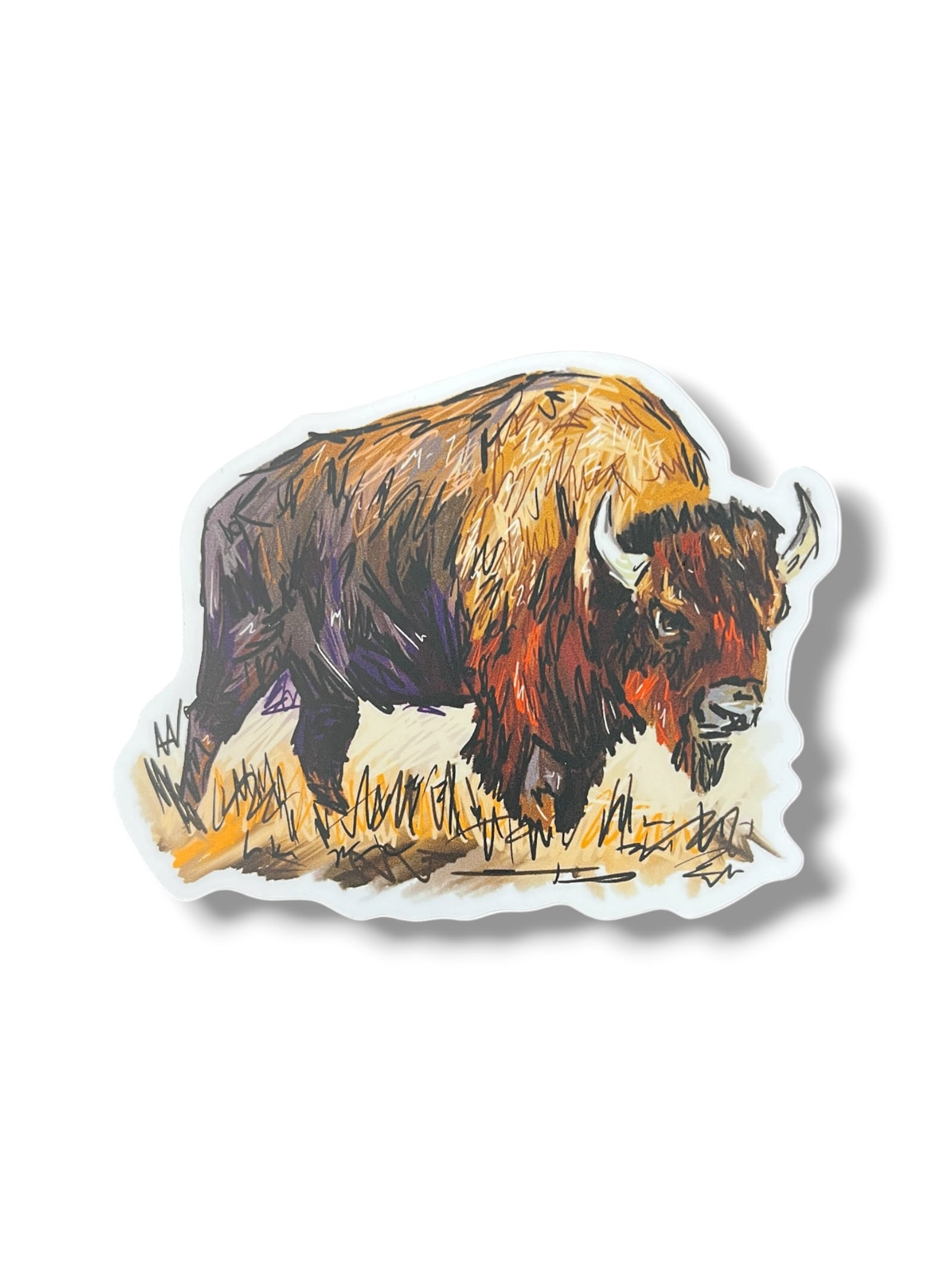 Bison Sticker