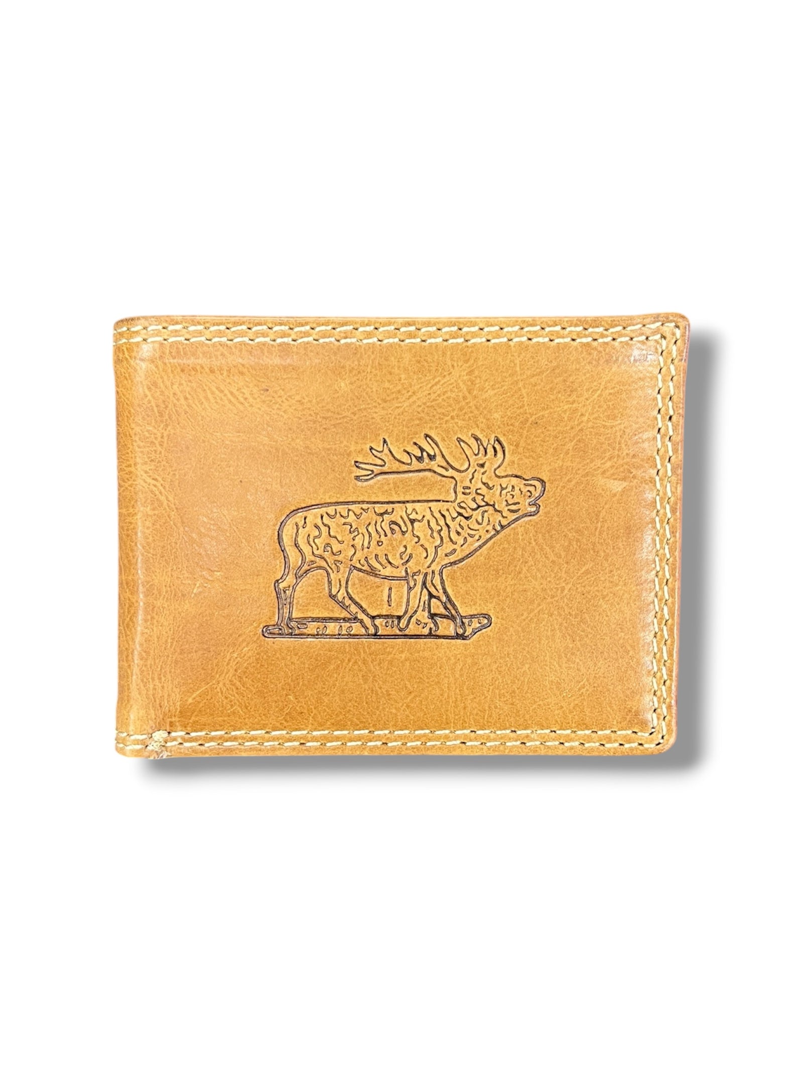 Buffalo Leather Bifold Elk Wallet                  #558ELK