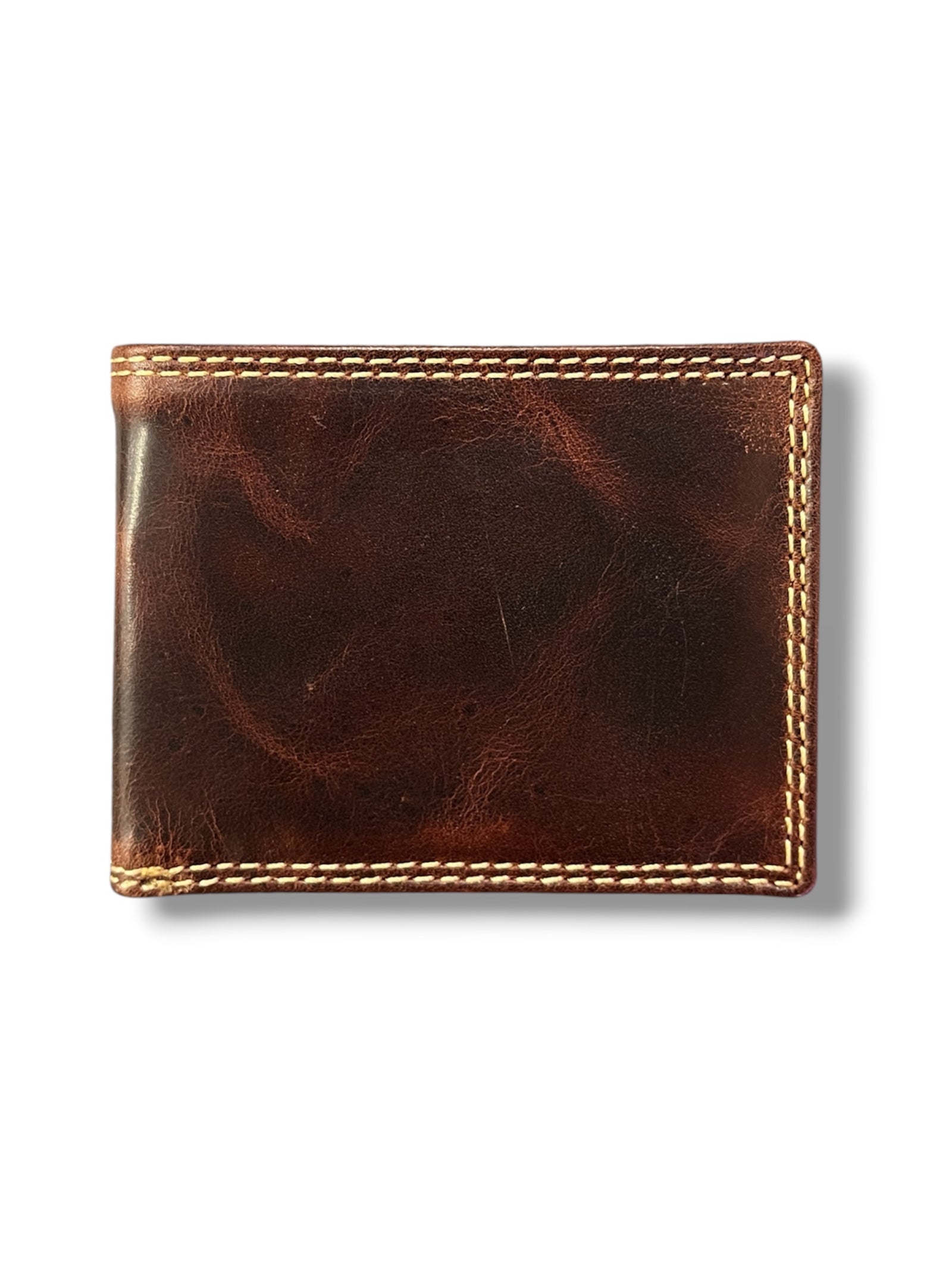 Vintage Leather Bifold Wallet                 #558W