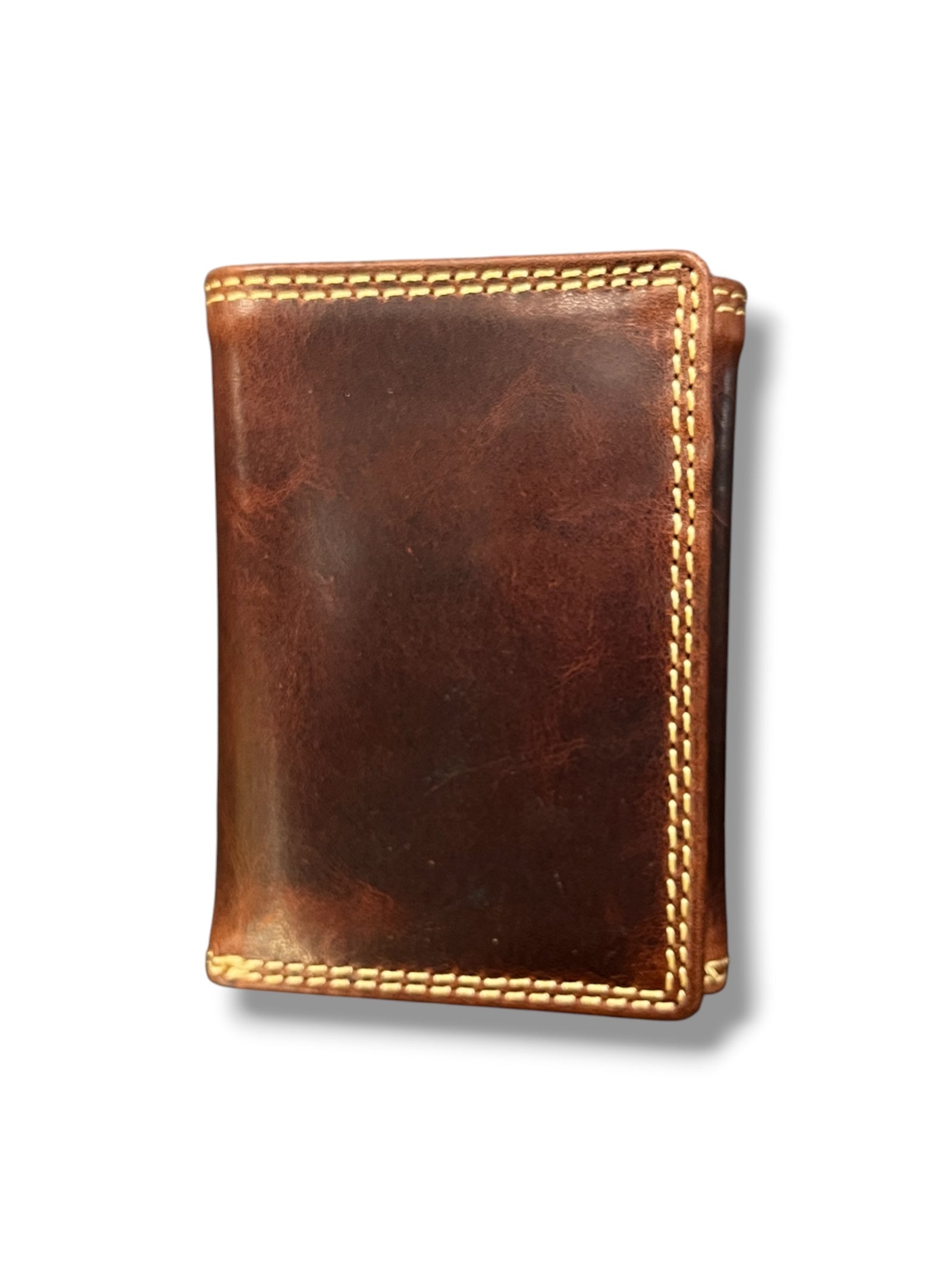 Vintage Leather Trifold Wallet                 #124TF