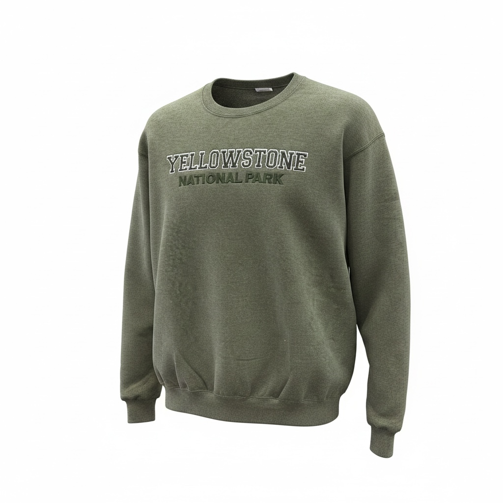 Green 3D YNP Sweatshirt                                     #EF60049