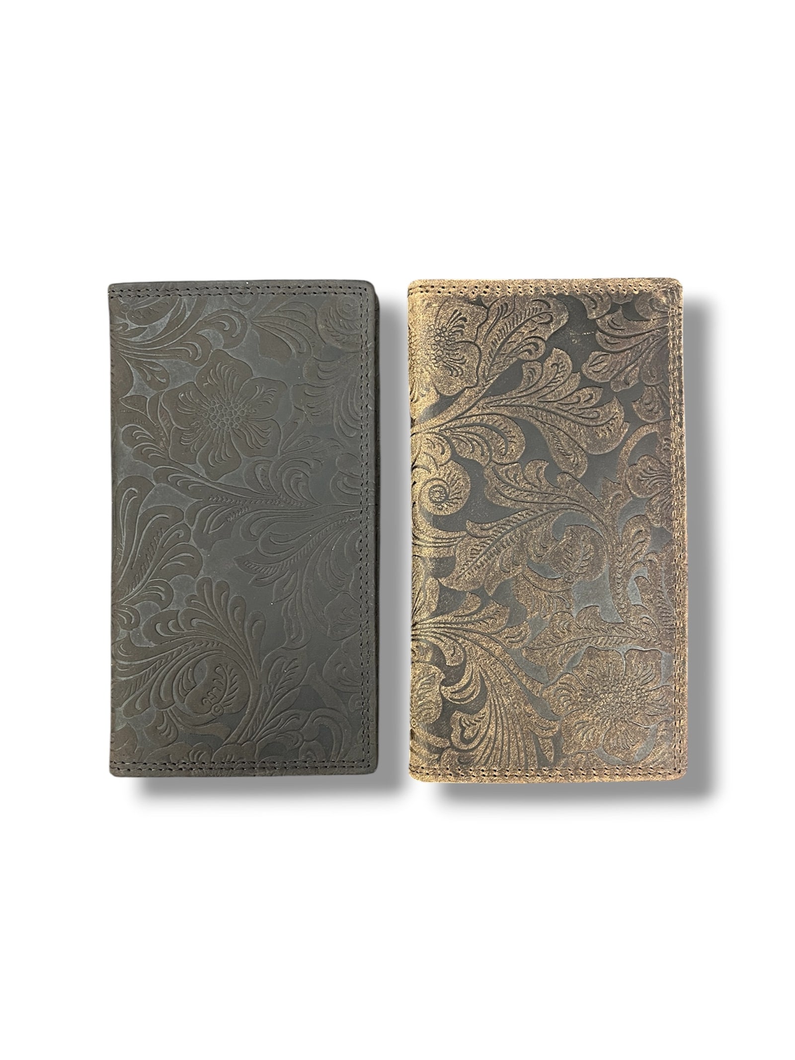 Tooled Leather Book Wallet                 #3016
