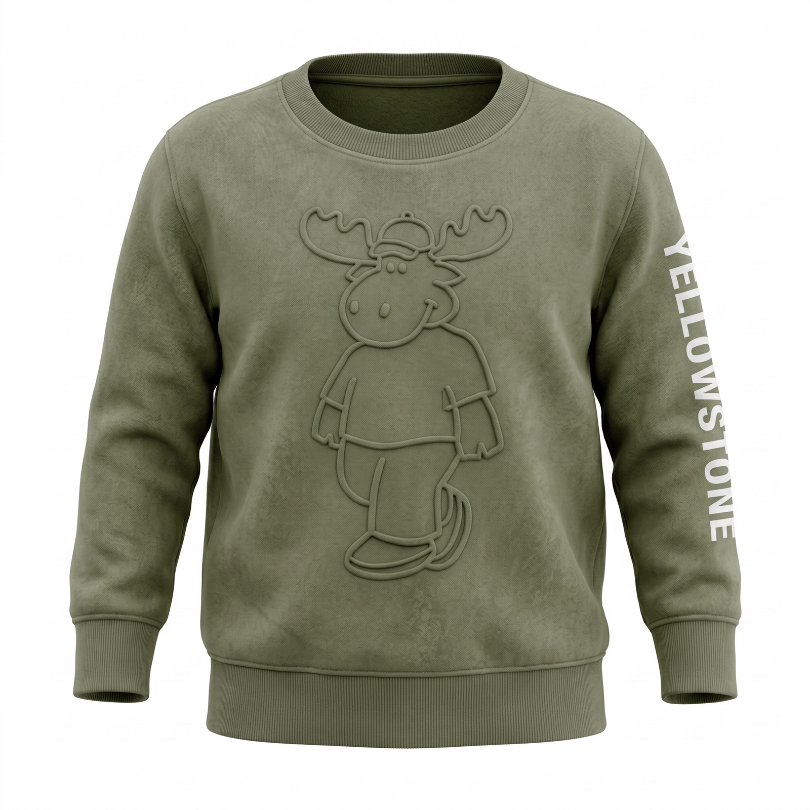 Pine Kids Moose Embossed Shirt                                #K1193
