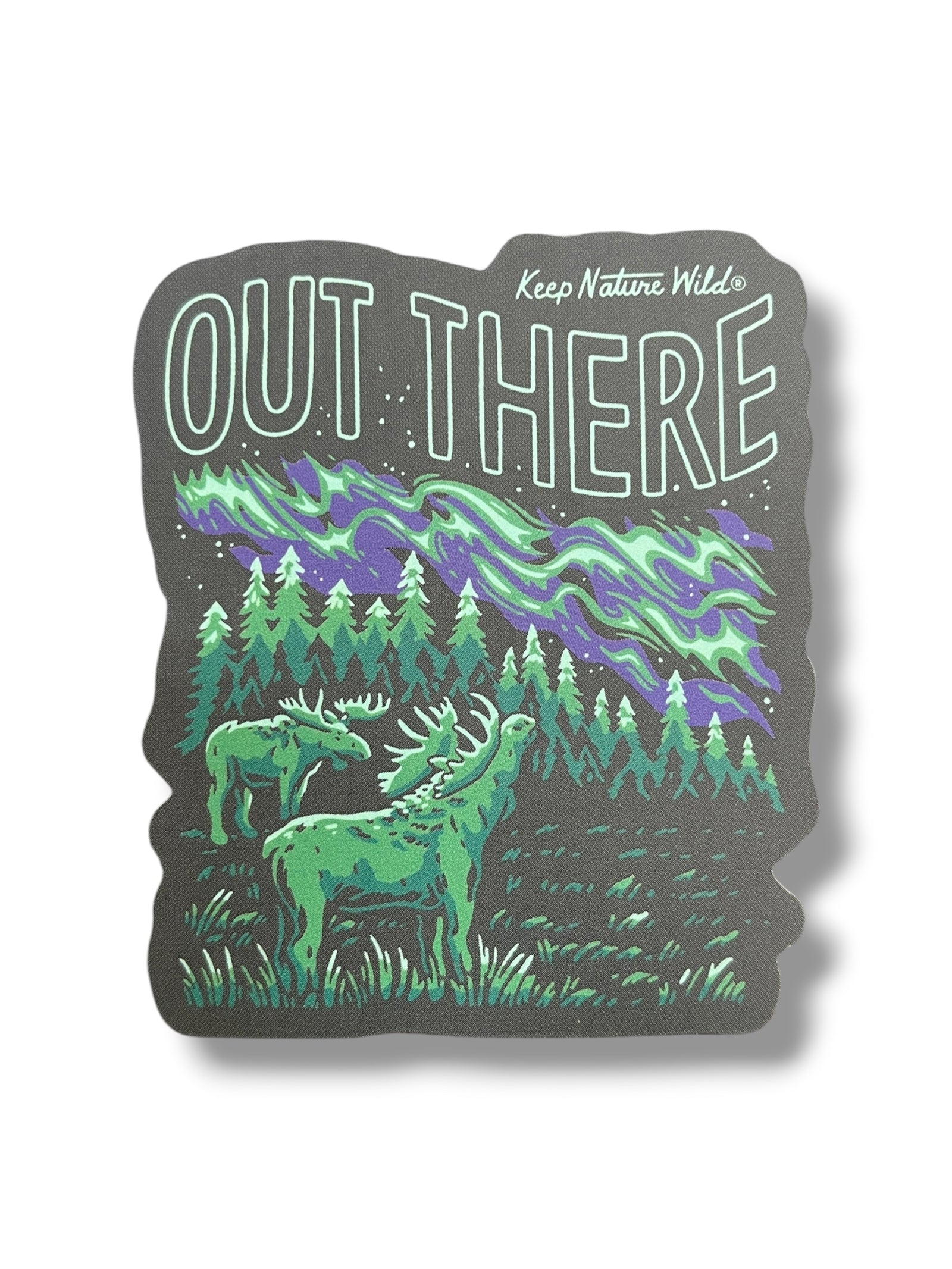 Out There Moose Sticker              #37958