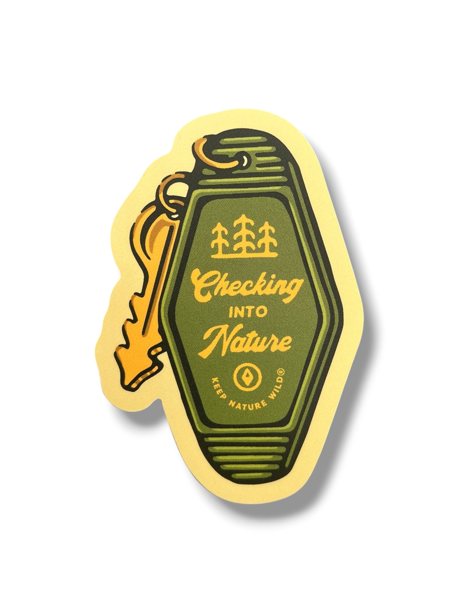 Checking Into Nature Sticker              #36359