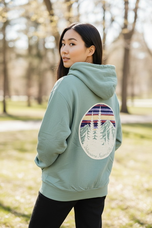 Green Pacific Mtn Trees Jacket         Style Code: FTJ1004 Design Code: P723MTRFB-ZIP