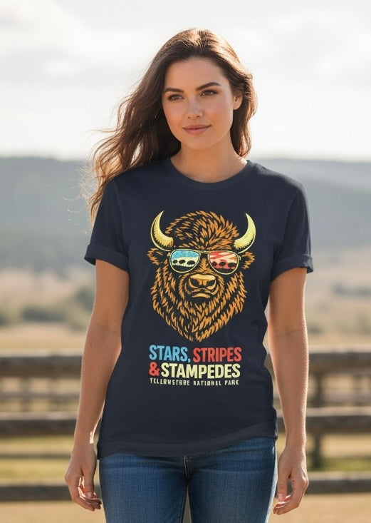Stars, Stripes & Stampedes Unisex Shirt                JL654