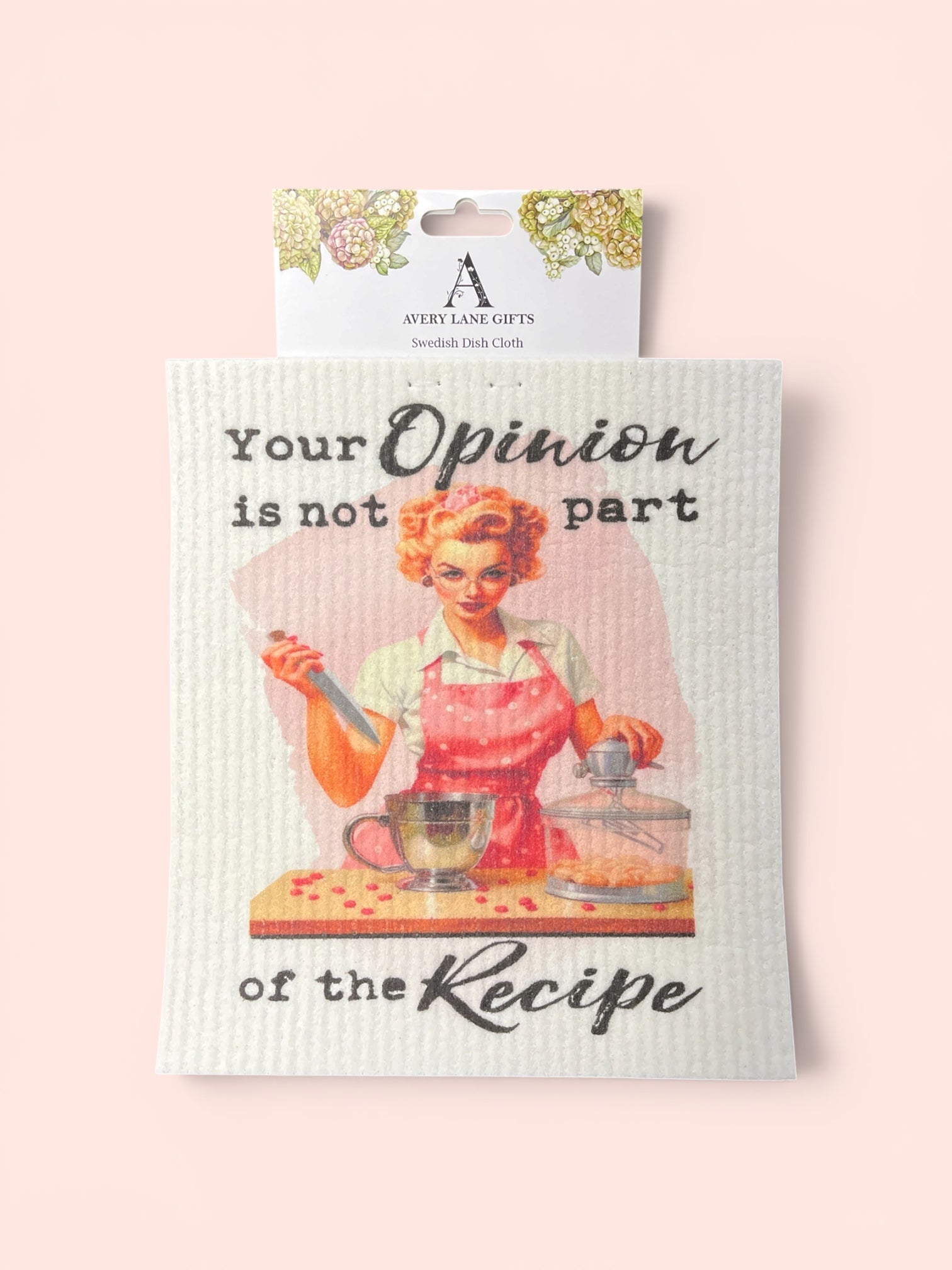 Not The Recipe Swedish Dishcloth          #SC-4077