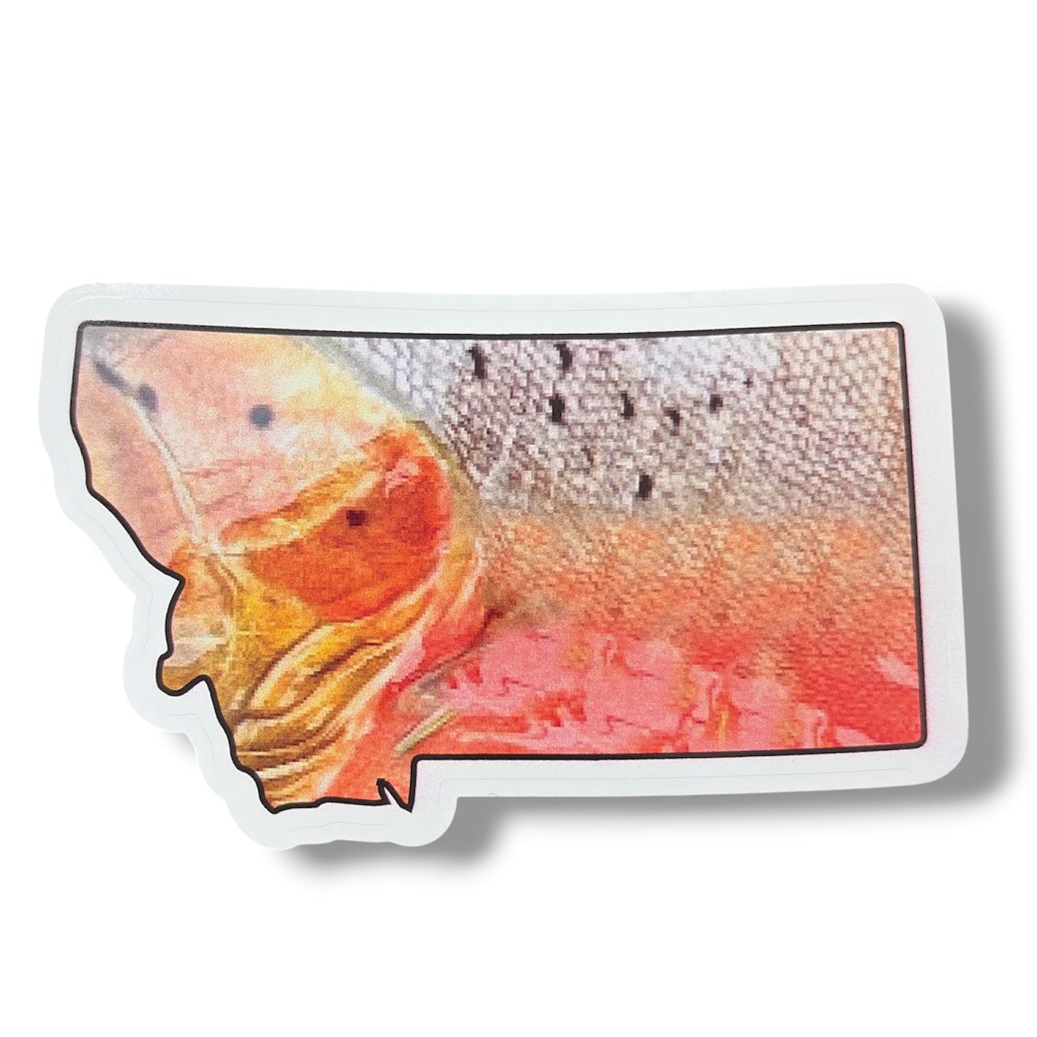 Cutthroat Montana Shaped Sticker