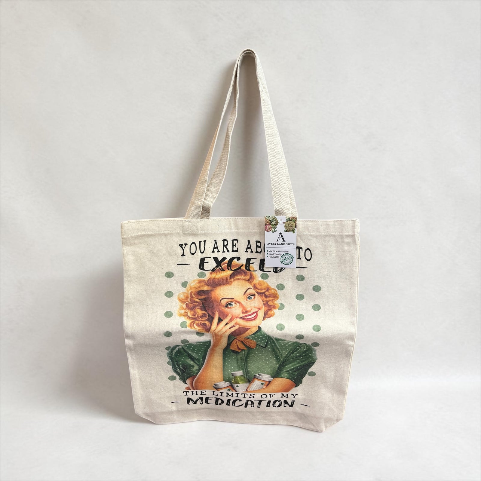 Limits Of Medication Canvas Tote Bag          #Bag-4076