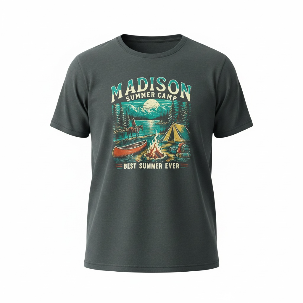 Madison Summer Camp Unisex Shirt            JL805