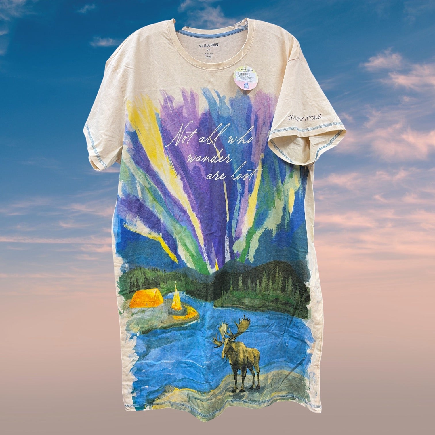 Not All Those Who Wander Are Lost Women’s Sleepshirt             #TS4OMLM001