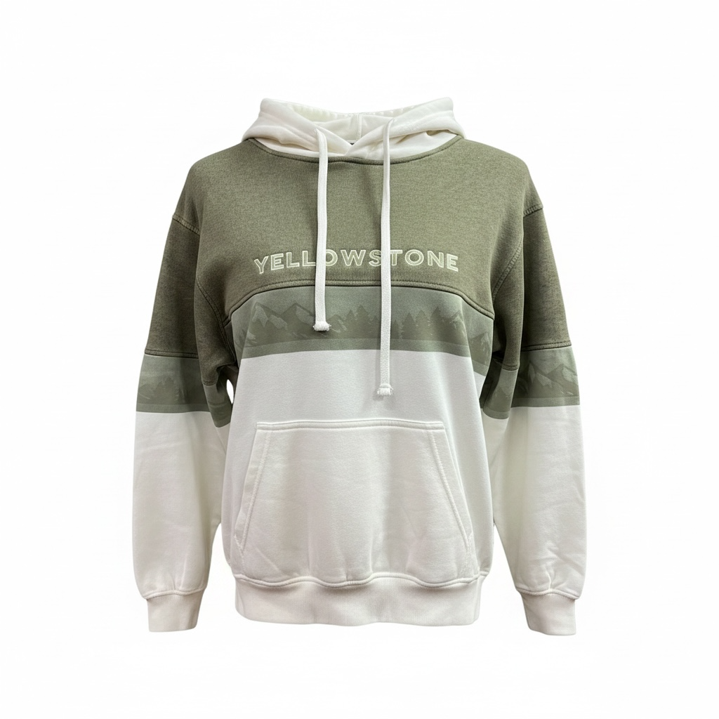 Two Tone Mountains Hoodie           #6267MT
