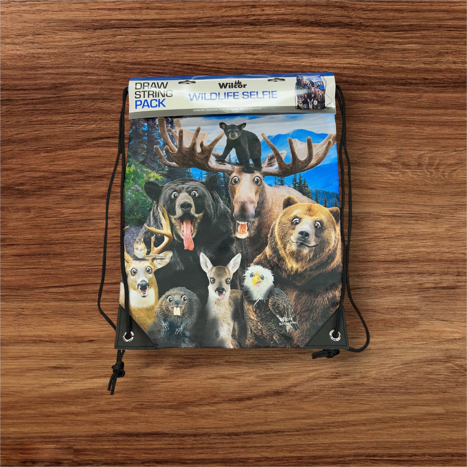 Wildlife Selfie Drawstring Bag      #CMP0168