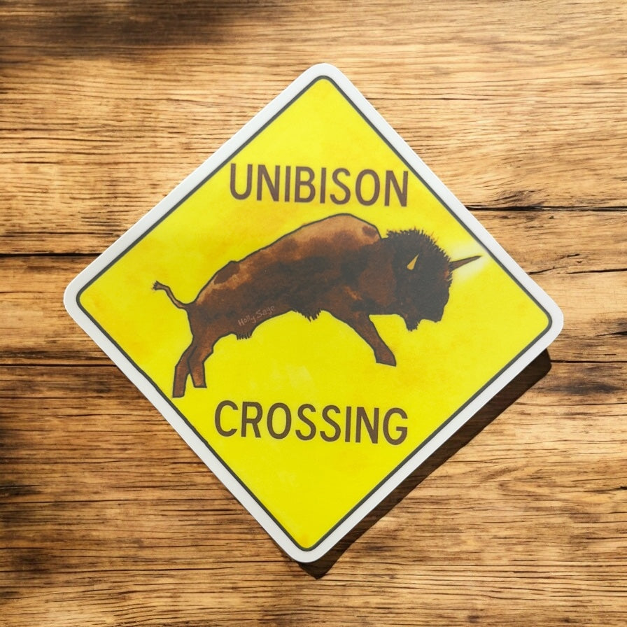 Unibison Crossing Sticker           #AN129