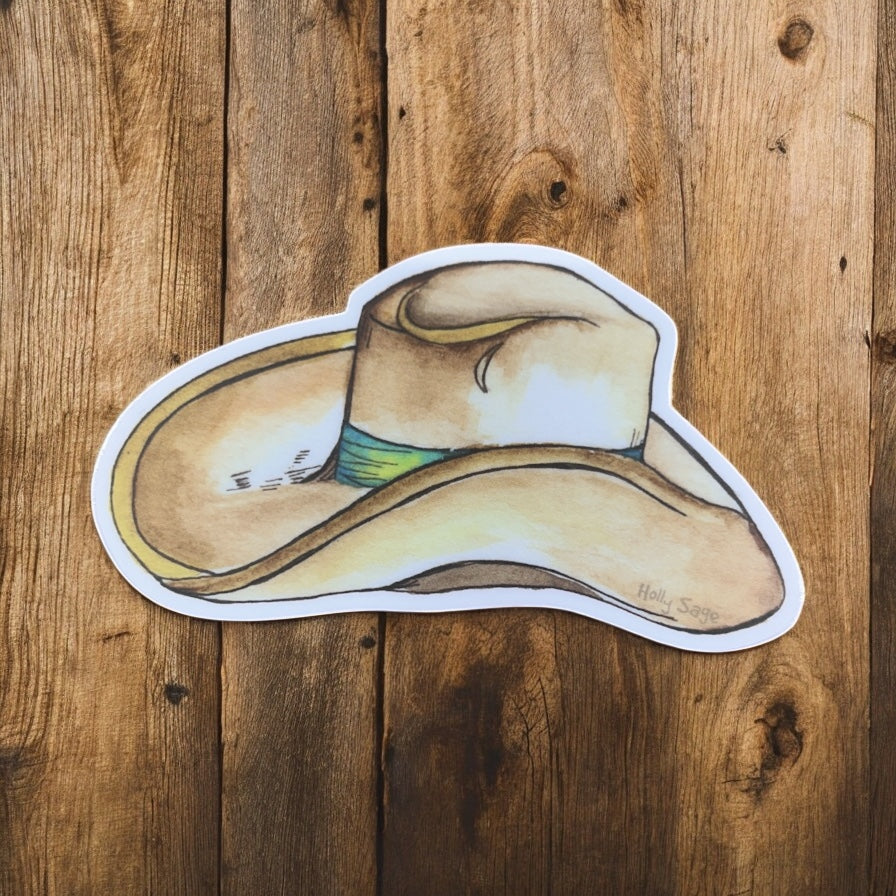 Cowboy Hat Sticker           #OU307