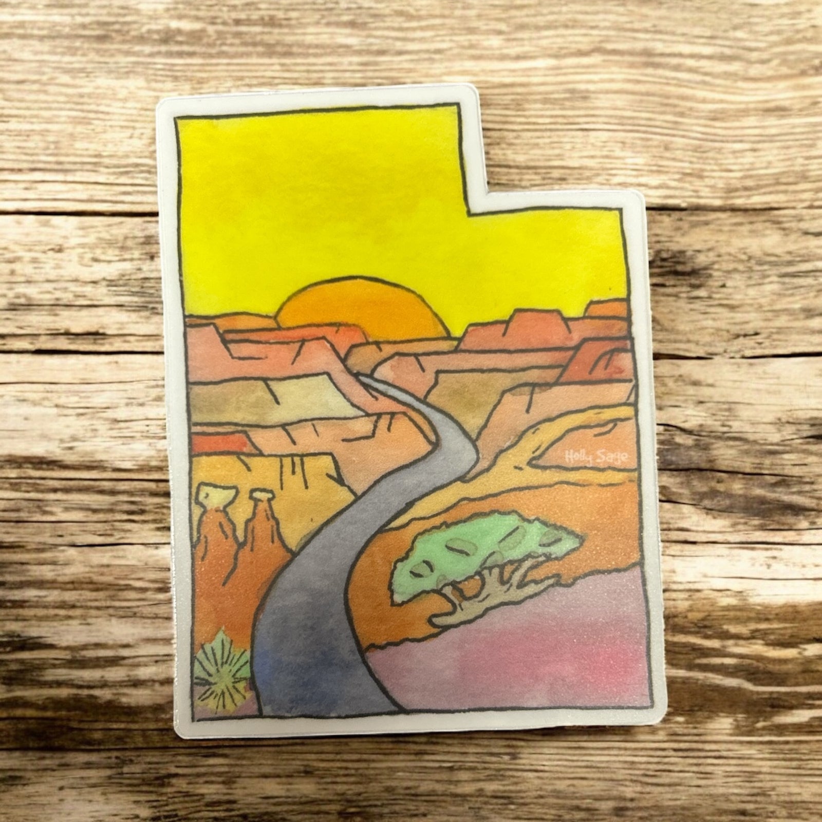 Utah Road Trip Sticker           #OUST221