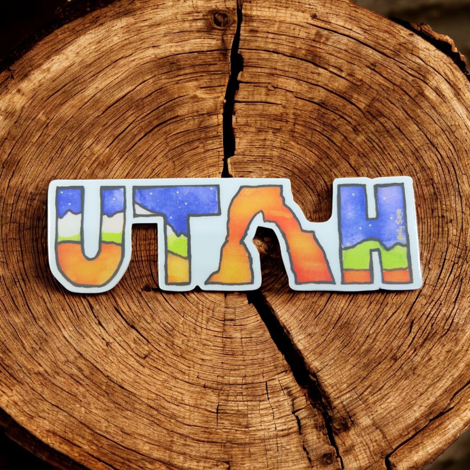 Utah Landscape Sticker           #OU195