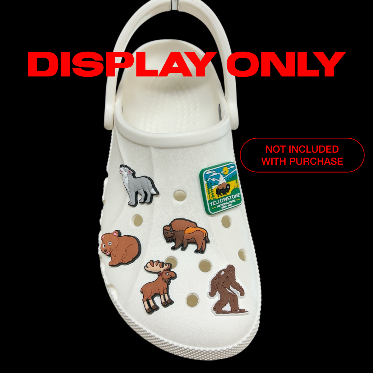 Yellowstone National Park Croc Charms