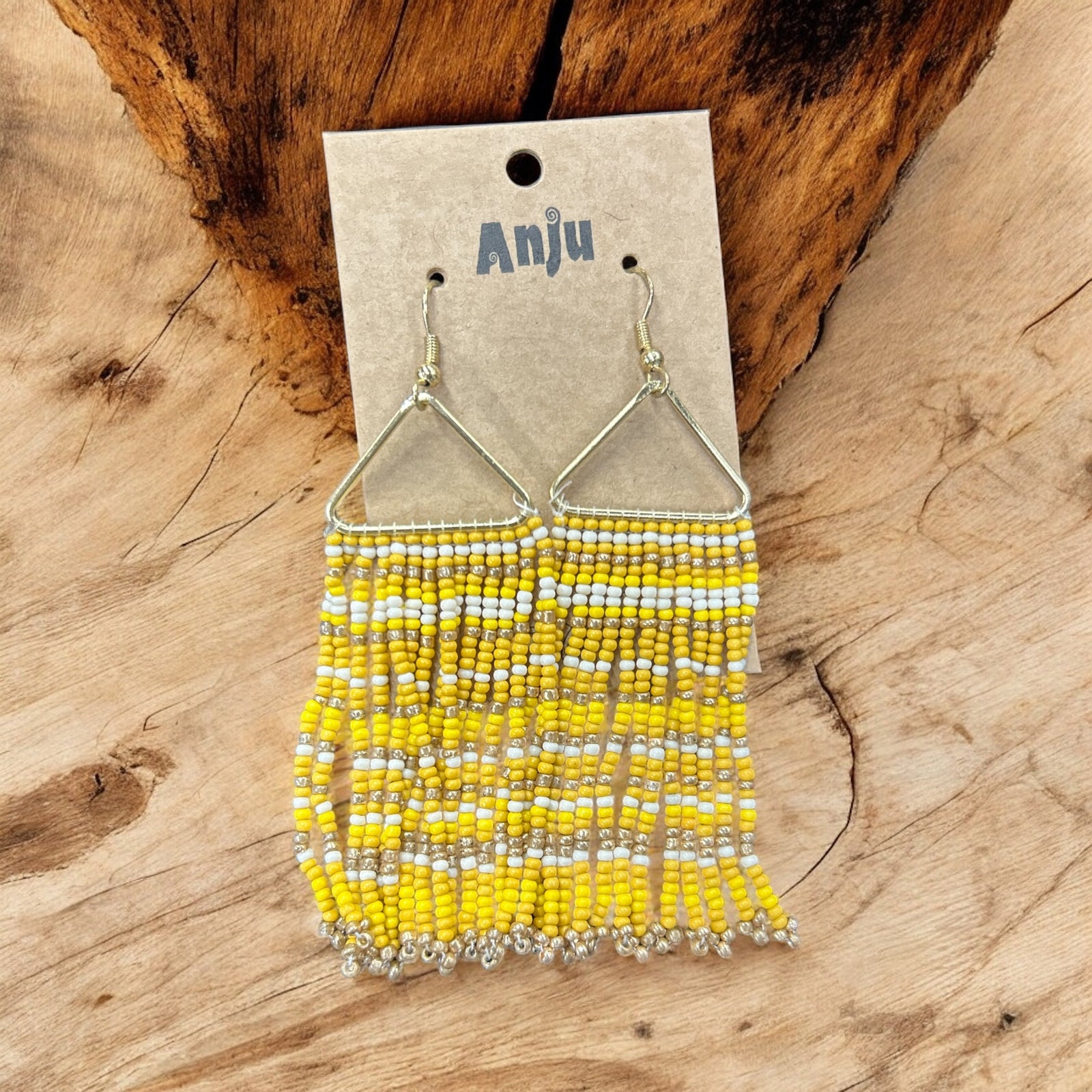 Multi Colored Seed Bead Earrings           #E7001