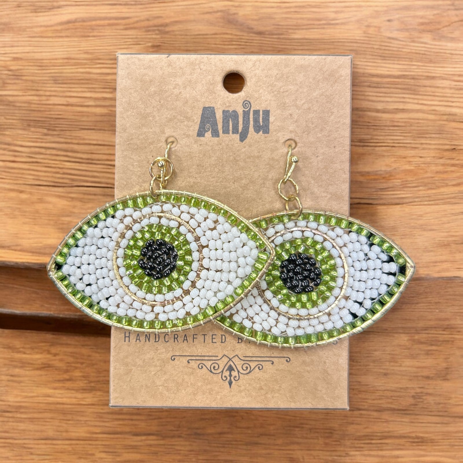 Multi Colored Seed Bead Earrings           #E7013