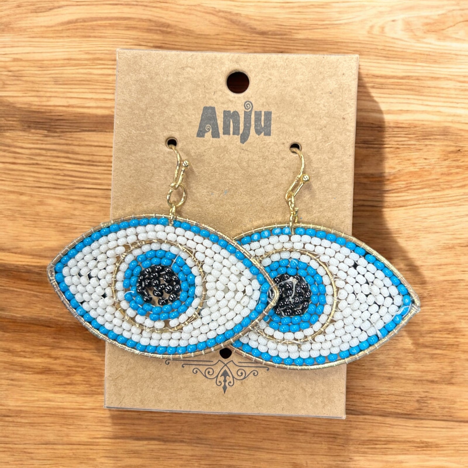 Multi Colored Seed Bead Earrings           #E7014