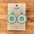 Multi Colored Seed Bead Earrings           #E7029