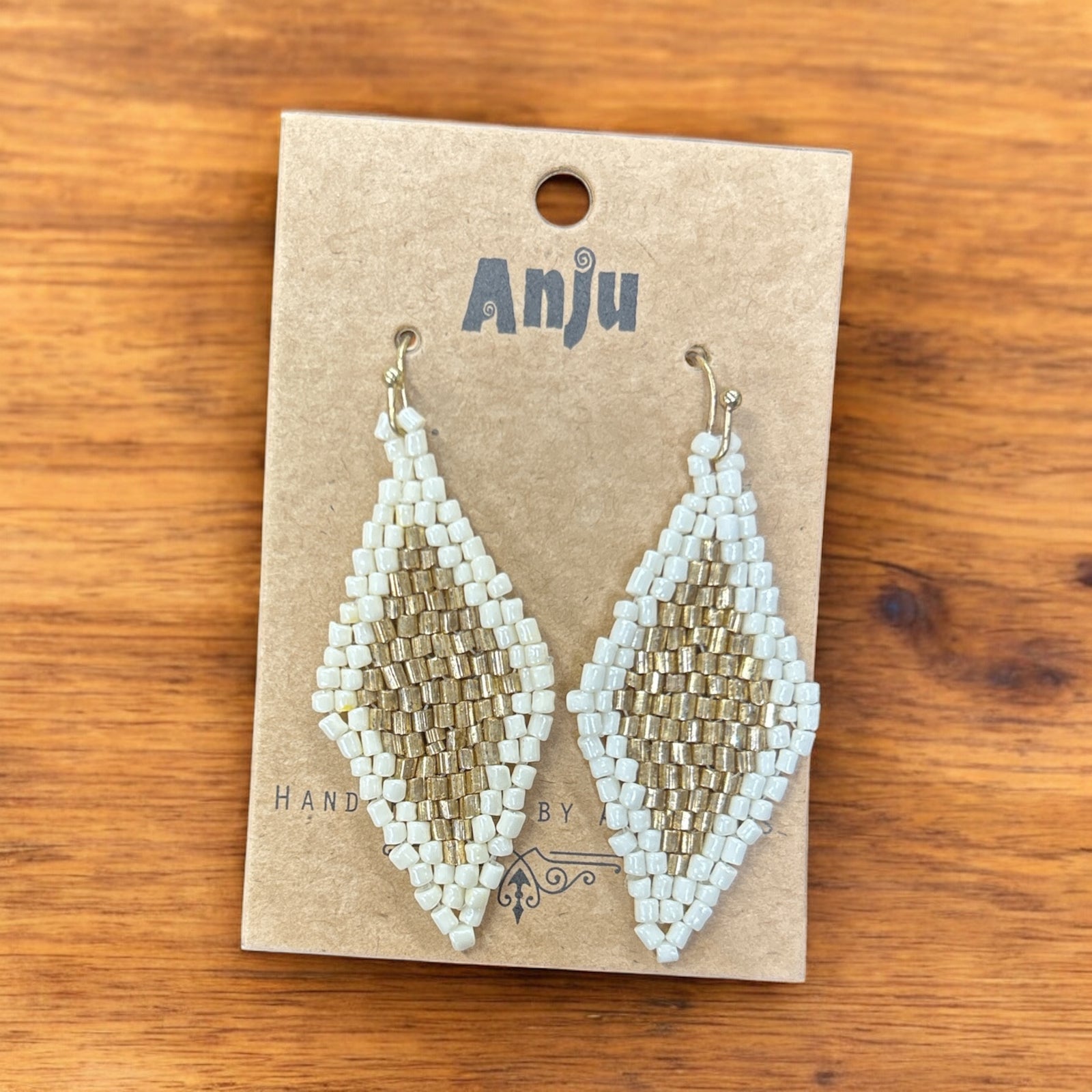 Multi Colored Seed Bead Earrings           #E7027