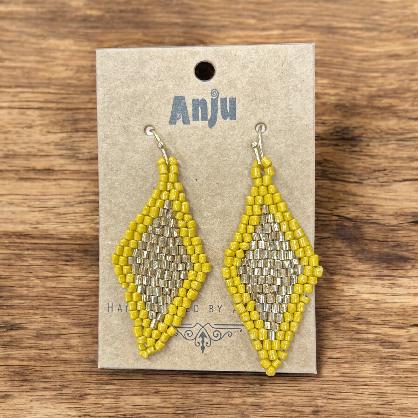 Multi Colored Seed Bead Earrings           #E7025