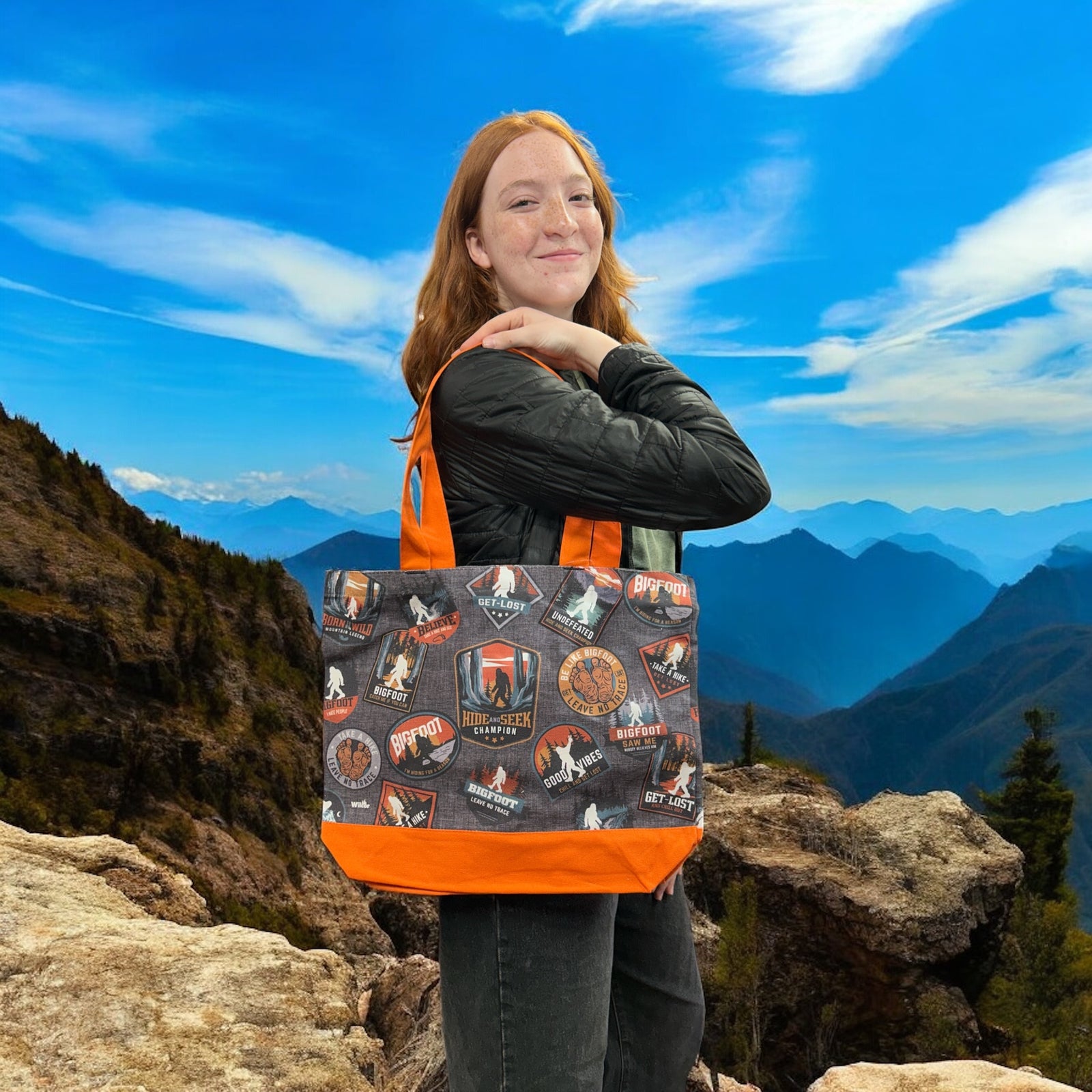 Bigfoot Patch Tote     #CMP2806