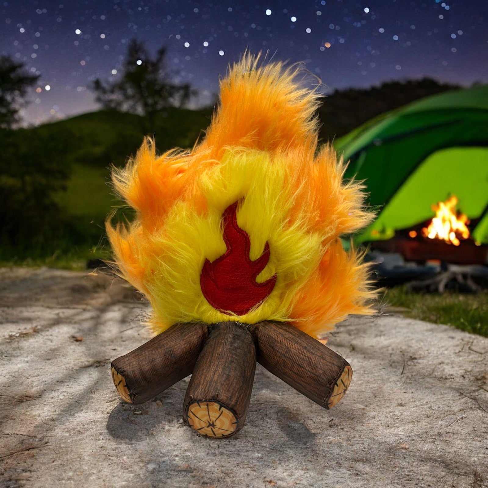 Fire Shaped Squeaky Toy                           #HOU0757