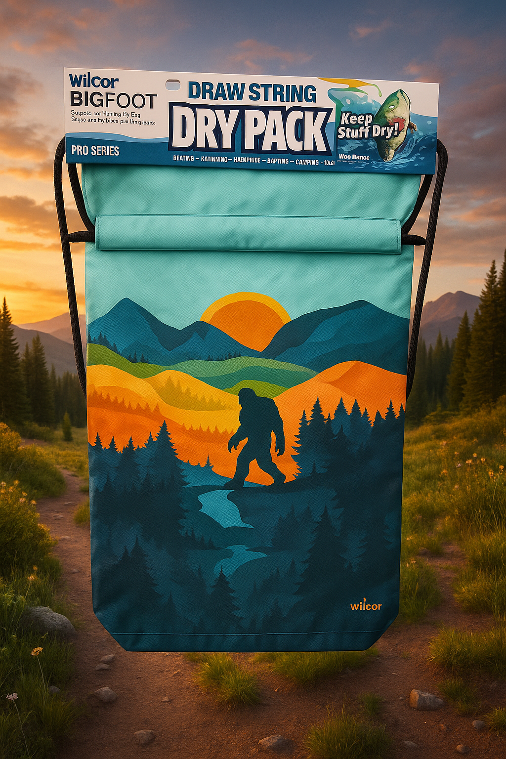 Bigfoot Drybag Drawstring Bag     #CMP0618