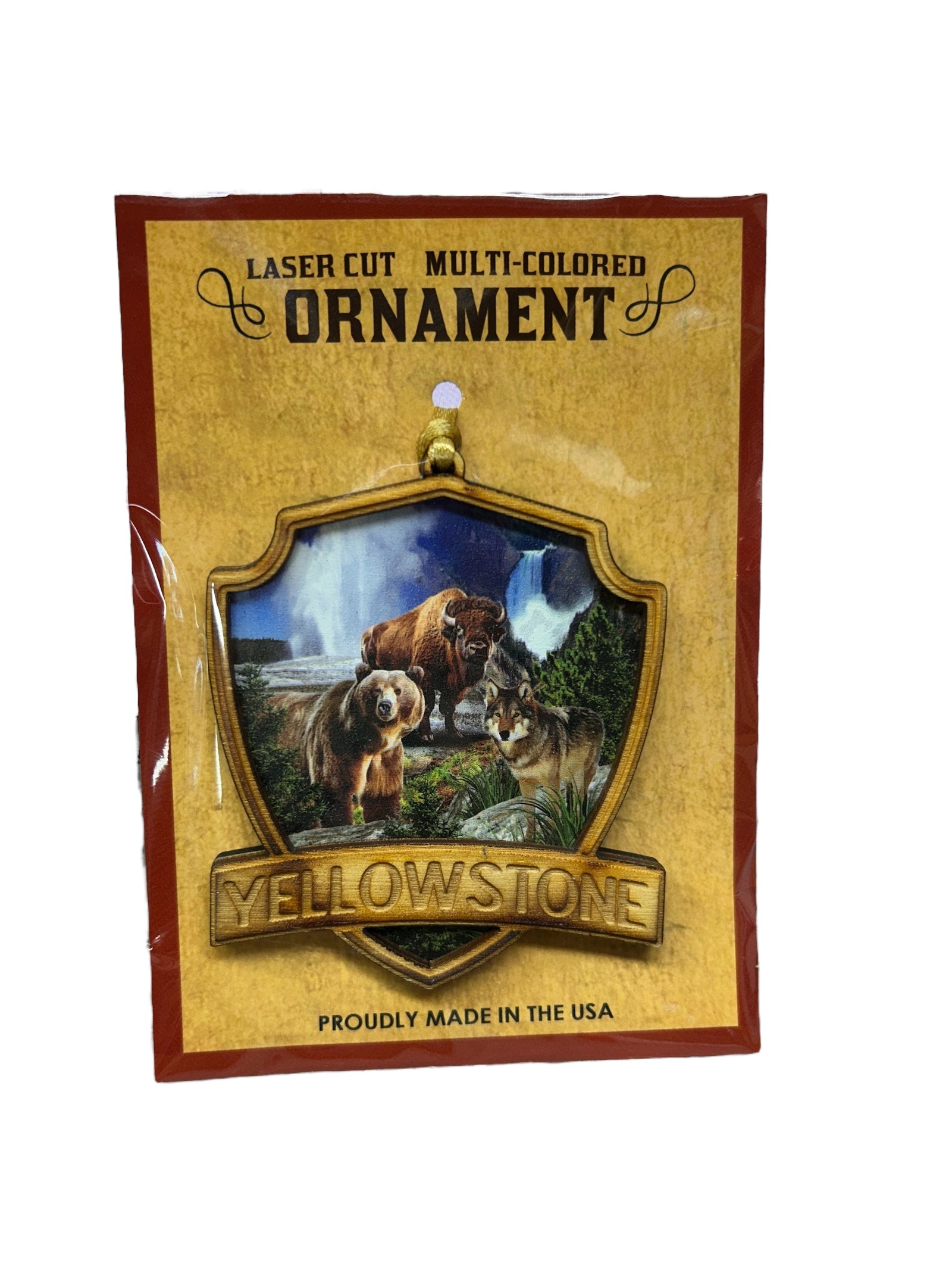 YNP Wood Full Color Ornament            #615-1051