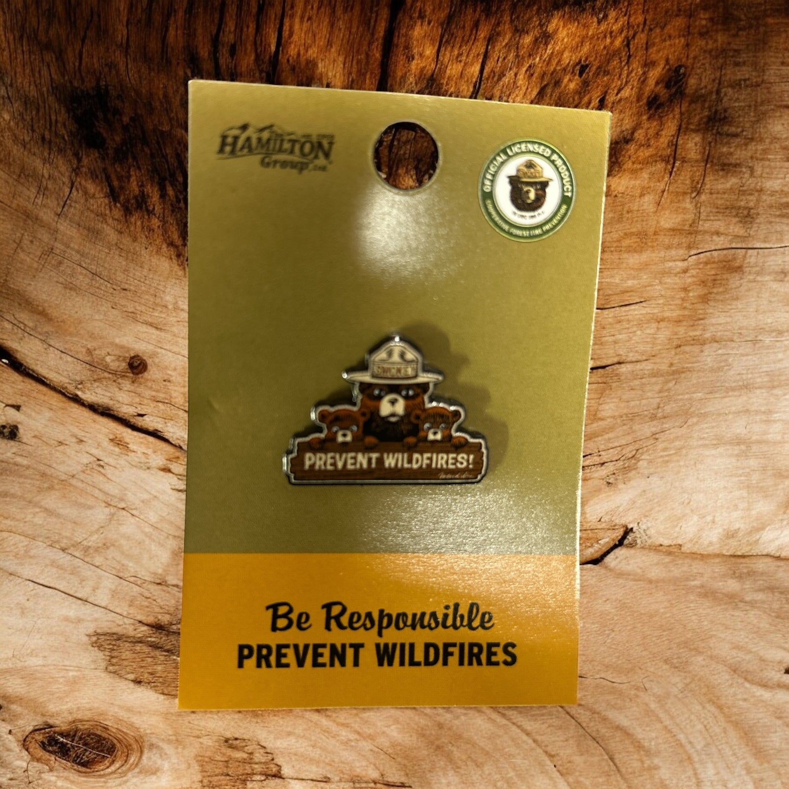 Smokey Bear Three Bears Pin          #SB895-1007