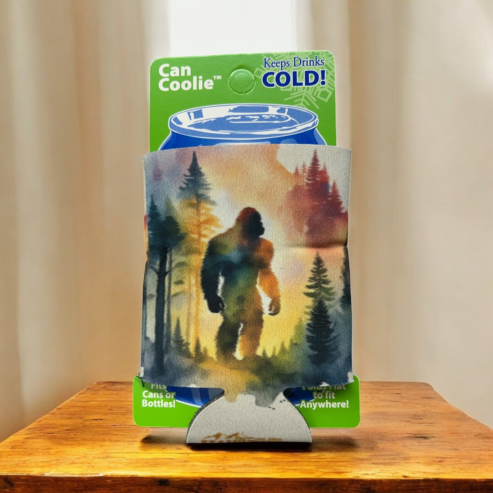 Bigfoot Watercolor Can Cooler              #160-1126