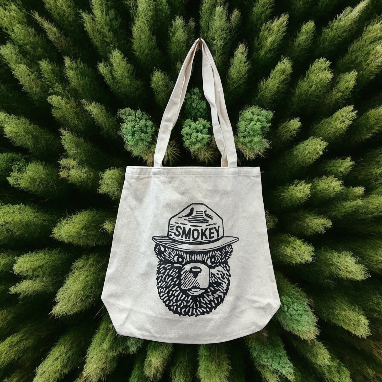 Smokey Bear Canvas Tote Bag              #SB281-9994