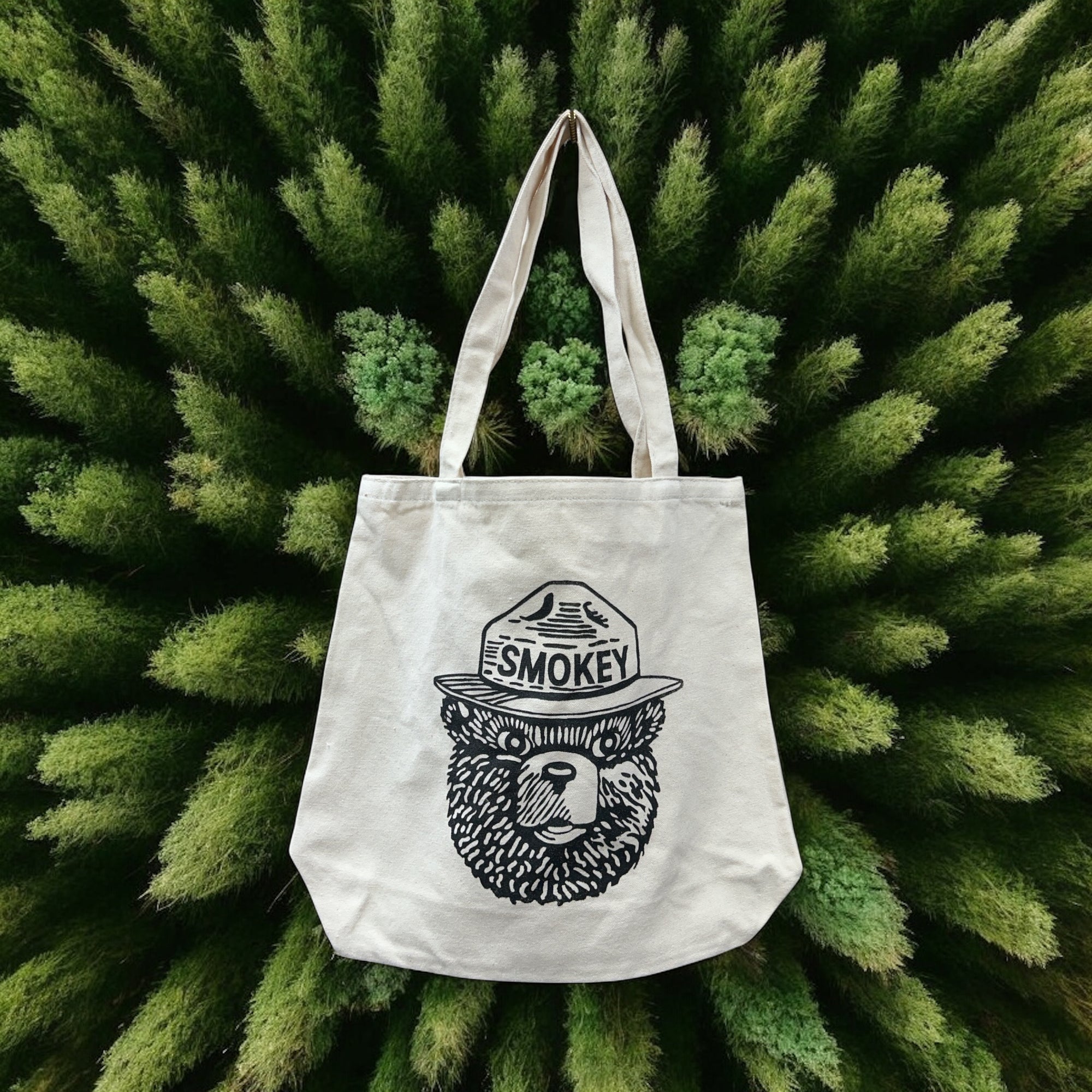 Smokey Bear Canvas Tote Bag              #SB281-9994