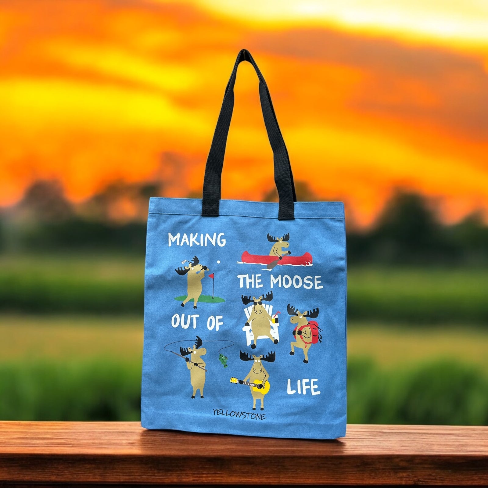 Making the Moose Out of Life Reusable Tote Bag          #TB7WIMO555