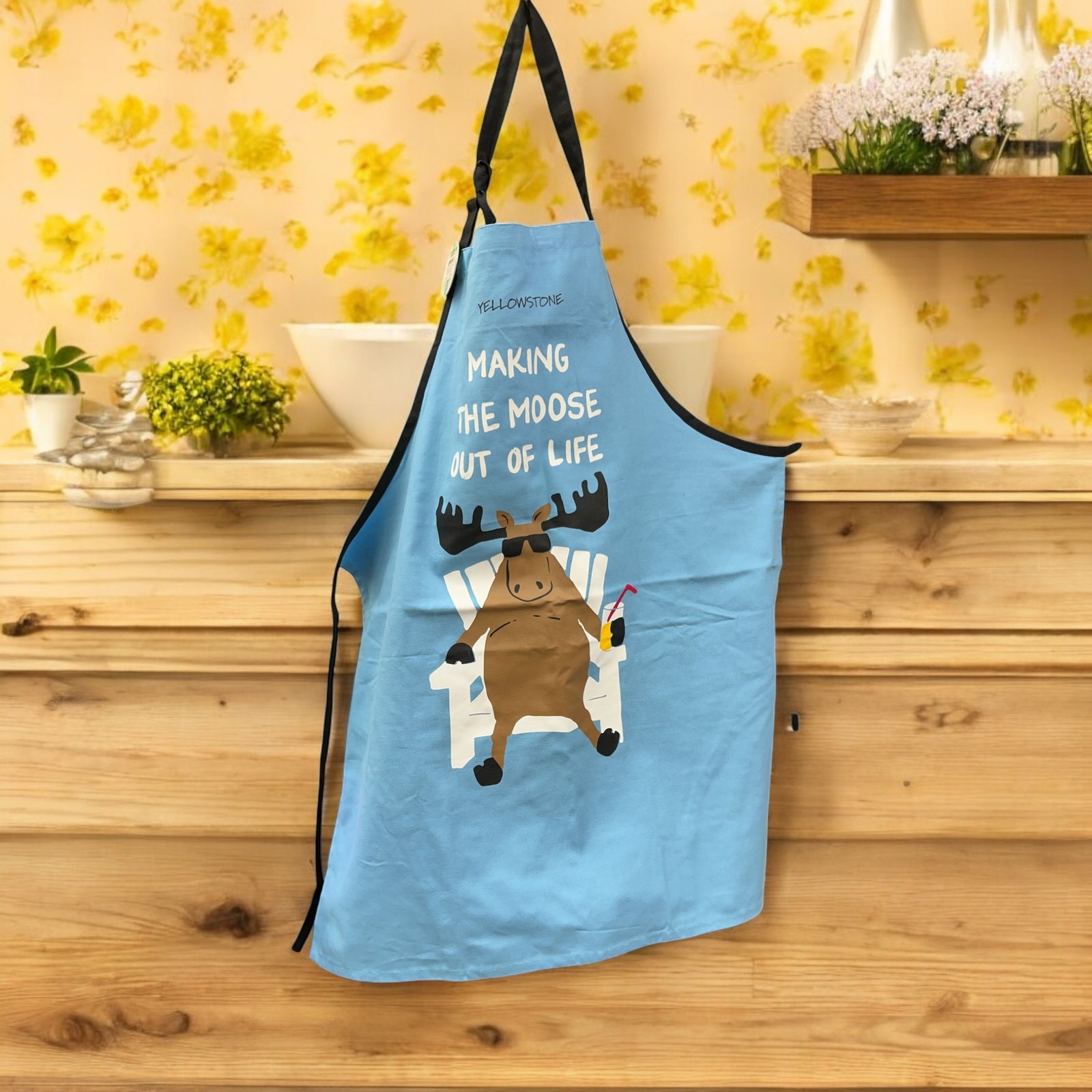 Making the Moose Out of Life Apron             #AP0WIMO541