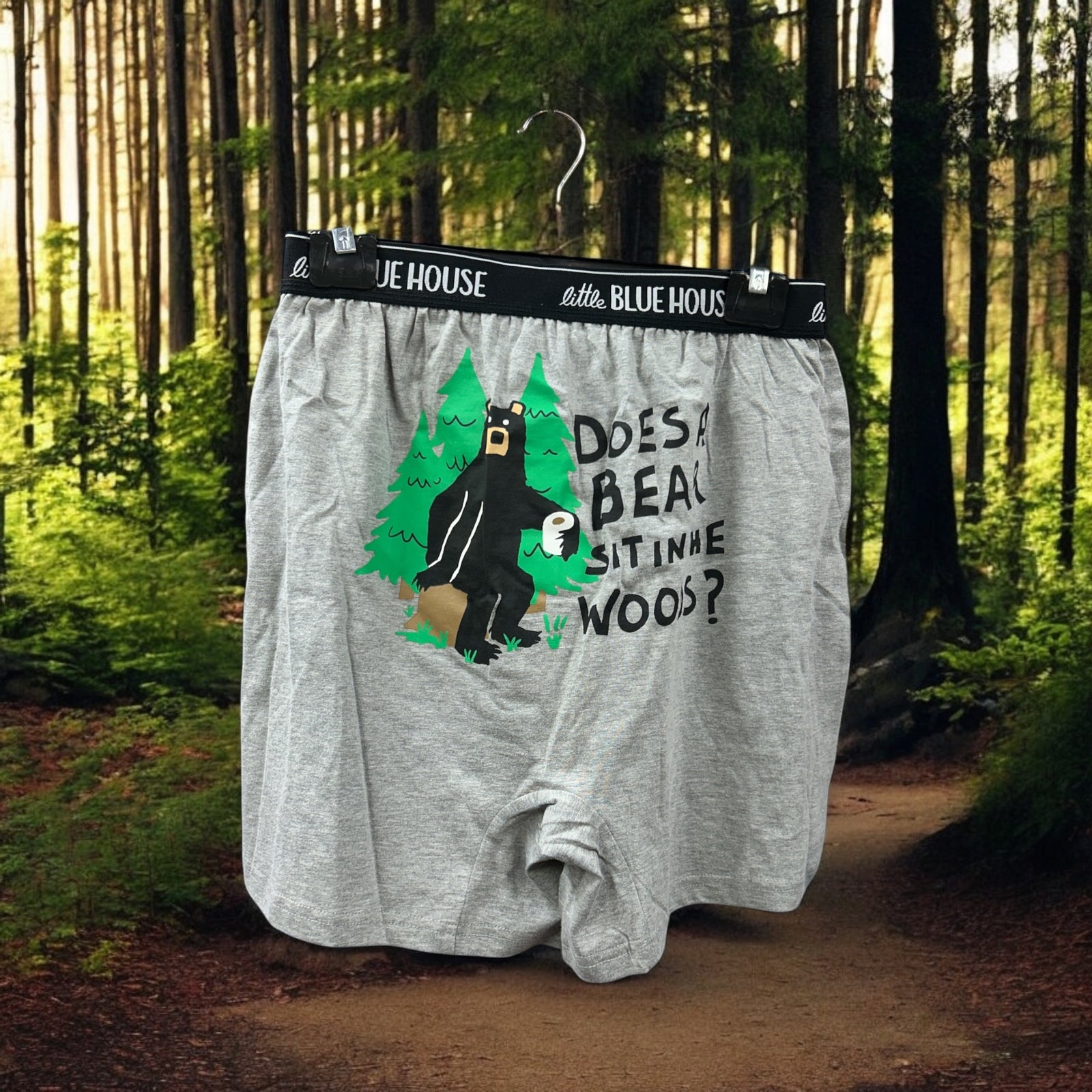 Does a Bear Sit in the Woods Boxers        BXLWIBE536
