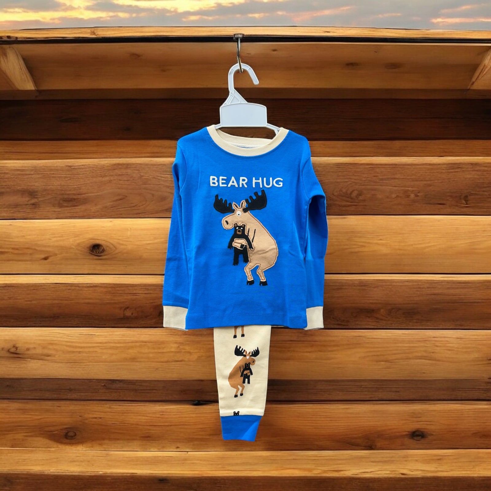 Blue Moose Bear Hug Kids Pajama Set             #PJCWIBE570