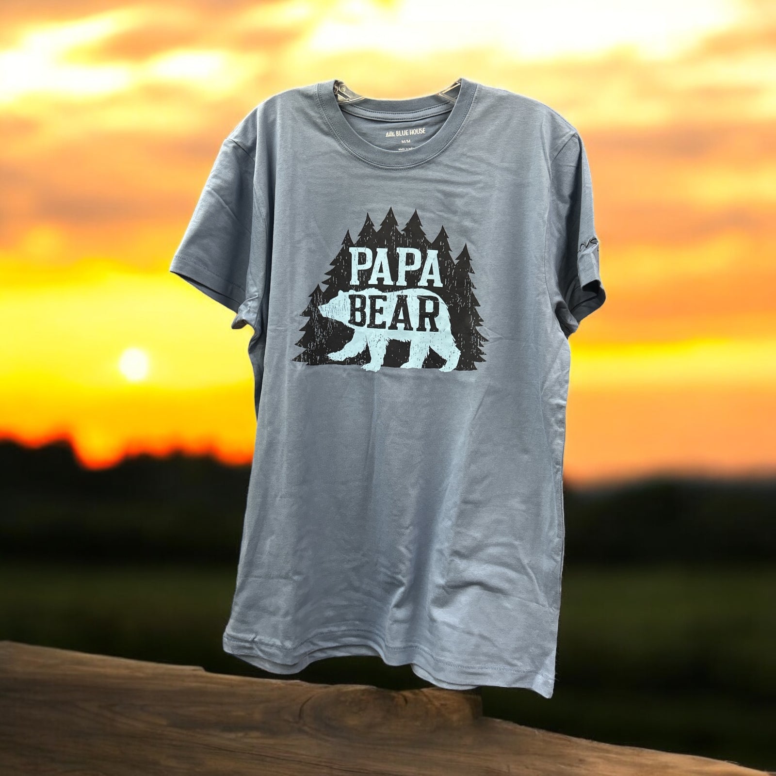 Wood Papa Bear Men’s PJ Tee                 #TS9PAPA405
