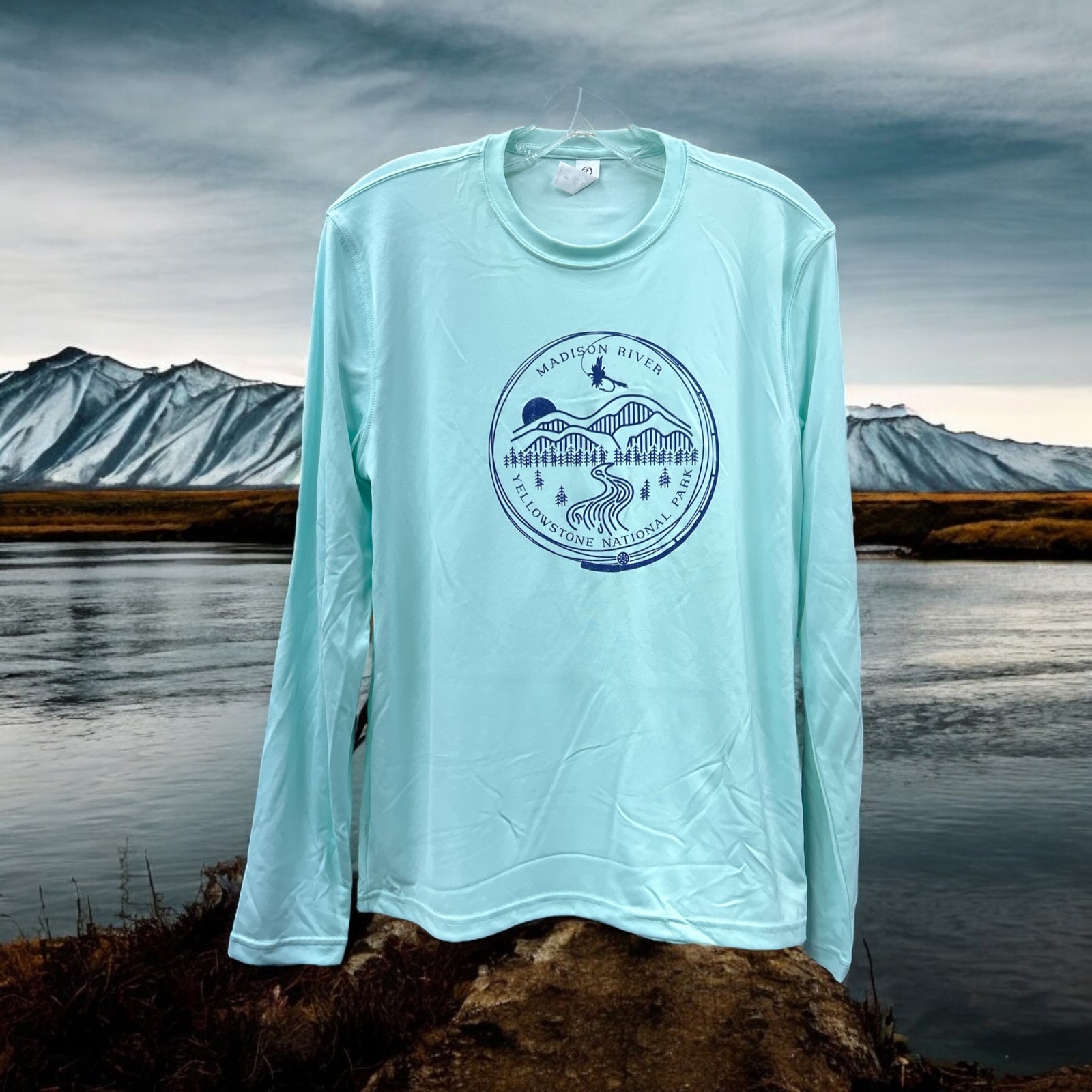 Madison River Lifehouse Flyfishing L/S Shirt              #C3425A Sea Grass