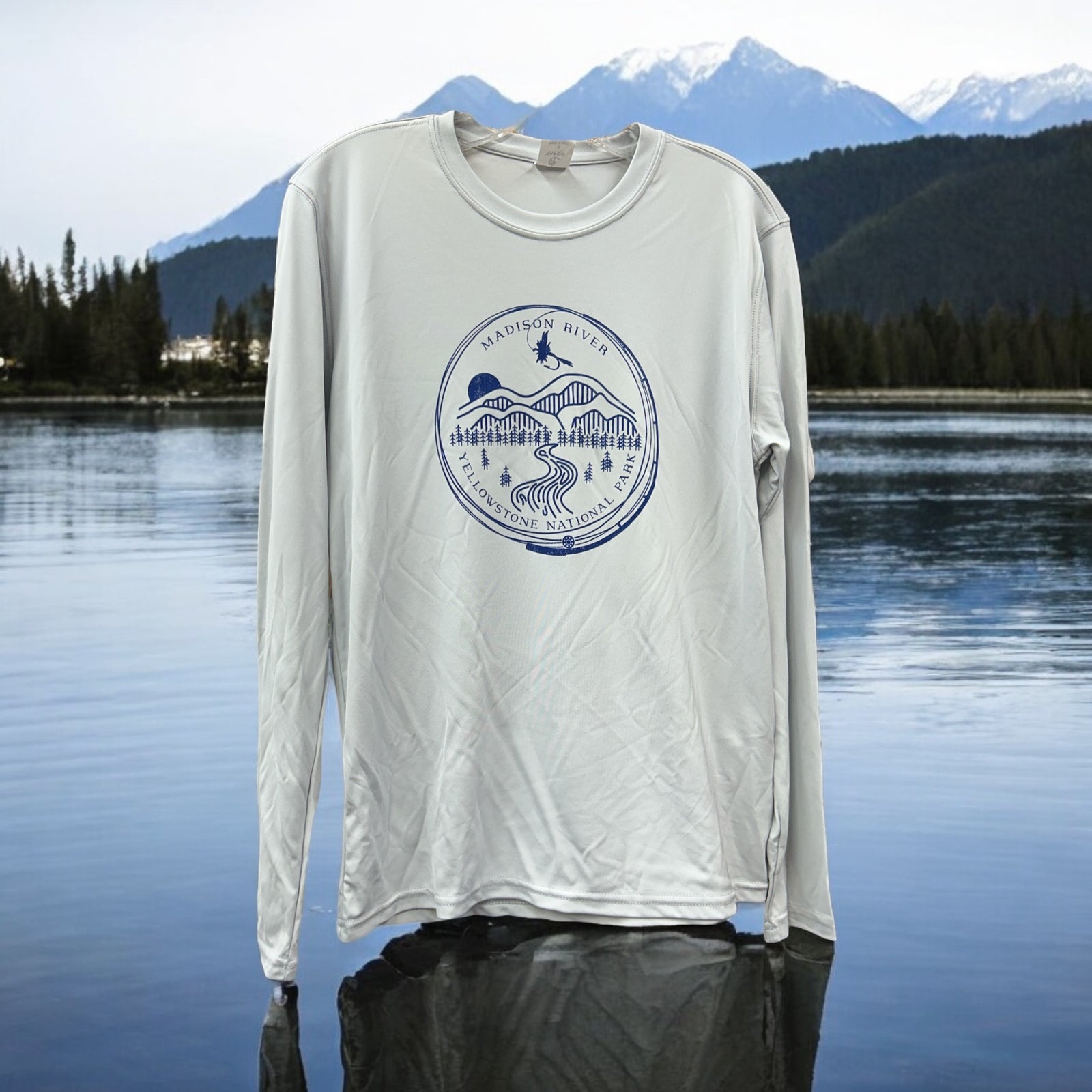 Madison River Lifehouse Flyfishing L/S Shirt              #C3425A Grey