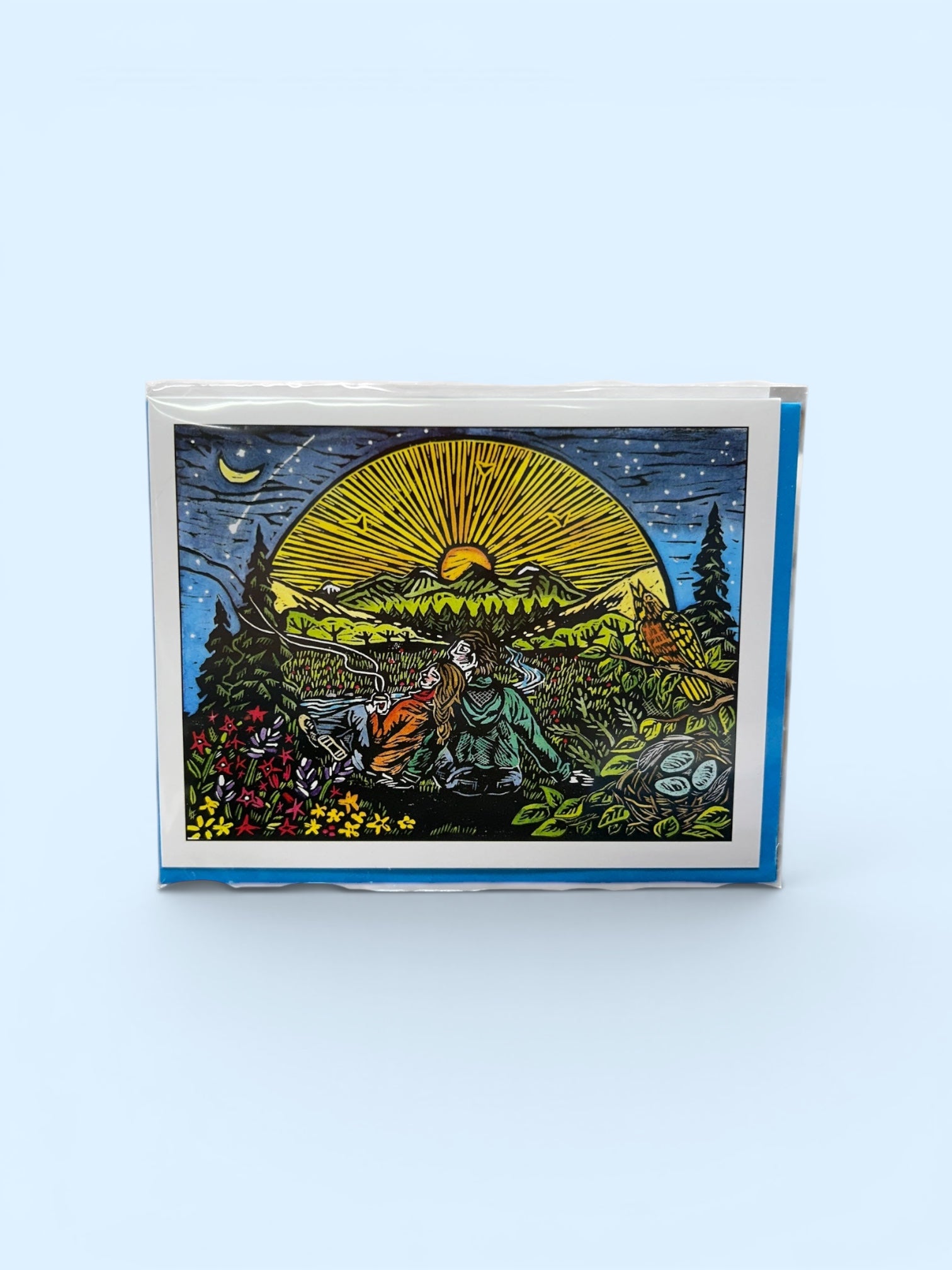 To the Moon and Back Greeting Card