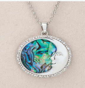 Man in the Moon Earrings or Necklace